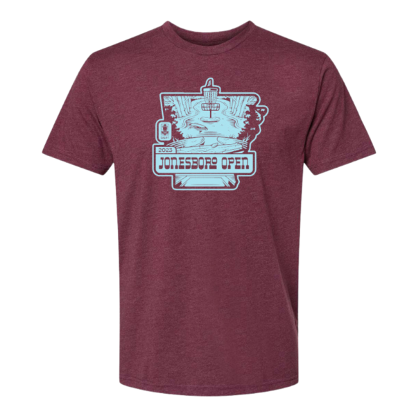 2023 Jonesboro Open Shirt - Heather Maroon Online Hot Sale