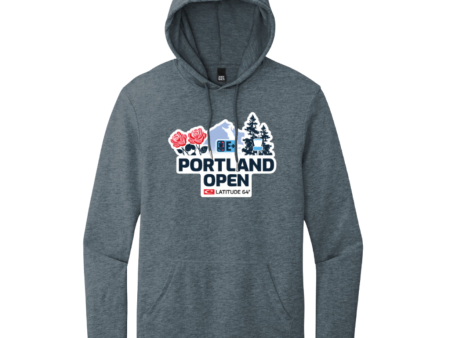 2023 Portland Open Lightweight Hoodie - Heather Indigo Fashion