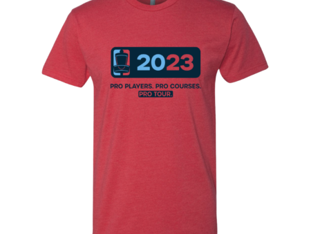 DGPT 2023 Tour Schedule Shirt - Red For Cheap