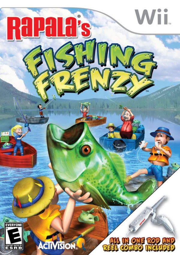 RAPALA FISHING FRENZY (WITH POLE)  - WII Online now